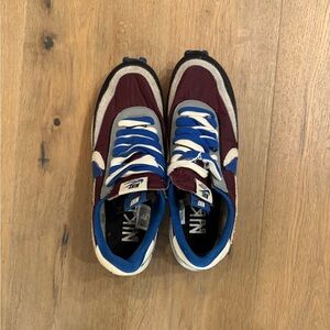 Nike x Sacai x Undercover - Burgundy and Blue Sneakers